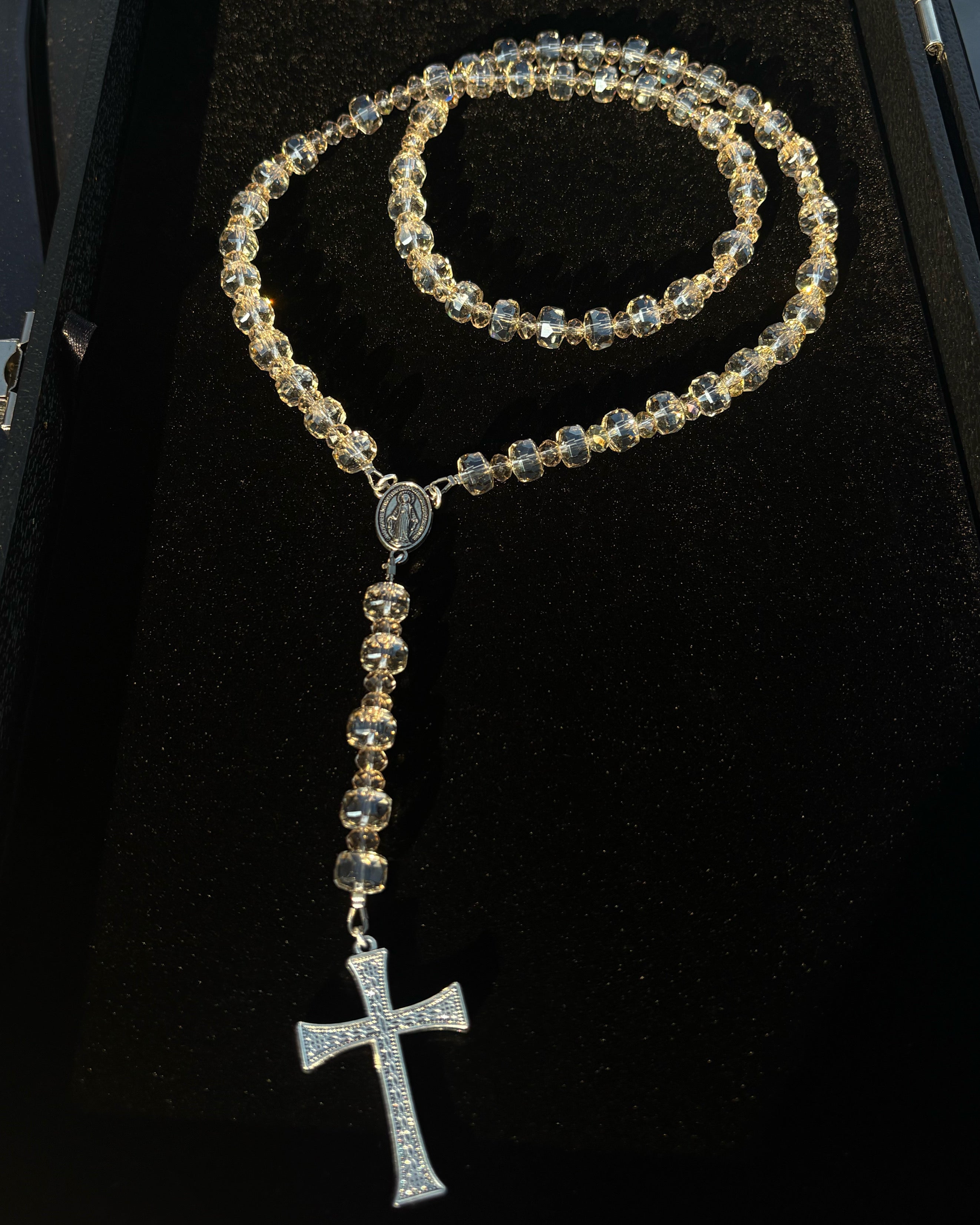 Sparkling vintage rosary